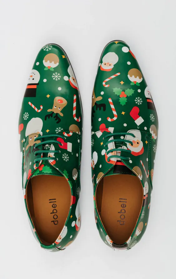 Dobell Green Santa & Friends Christmas Novelty Shoes - photo 2 Dobell Green Santa & Friends Christmas Novelty Shoes - photo 2