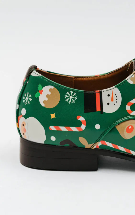 Dobell Green Santa & Friends Christmas Novelty Shoes - photo 4 Dobell Green Santa & Friends Christmas Novelty Shoes - photo 4
