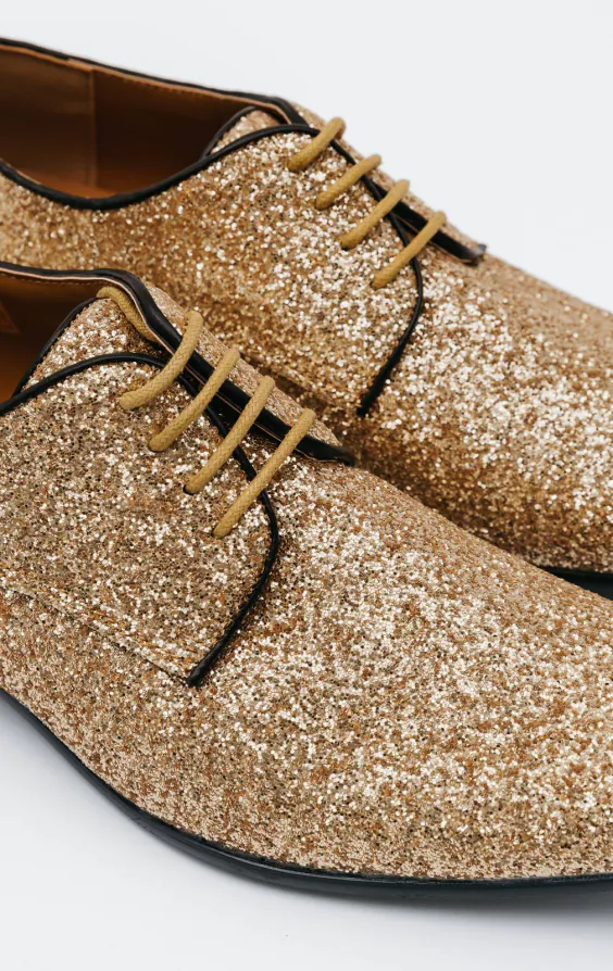 Dobell Gold Glitter Shoes - photo 3 Dobell Gold Glitter Shoes - photo 3