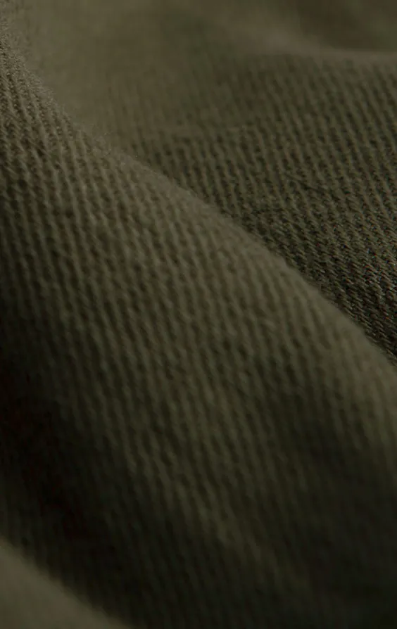 Green Linen Twill Safari Jacket - photo 8