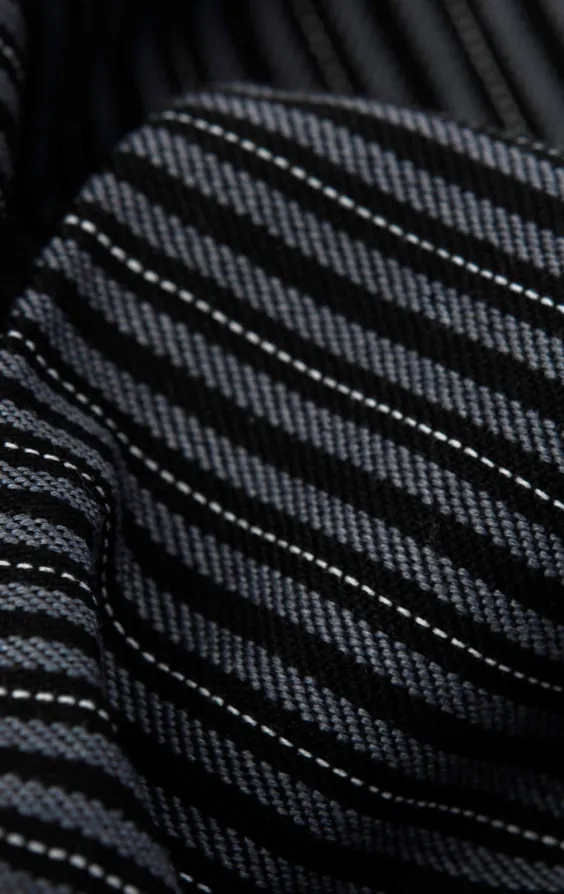 Dobell Black & Grey Striped Slim Fit Morning Suit Trousers - photo 3