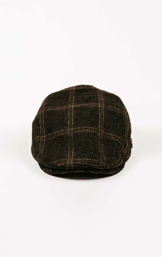 Twill flat cap cheap