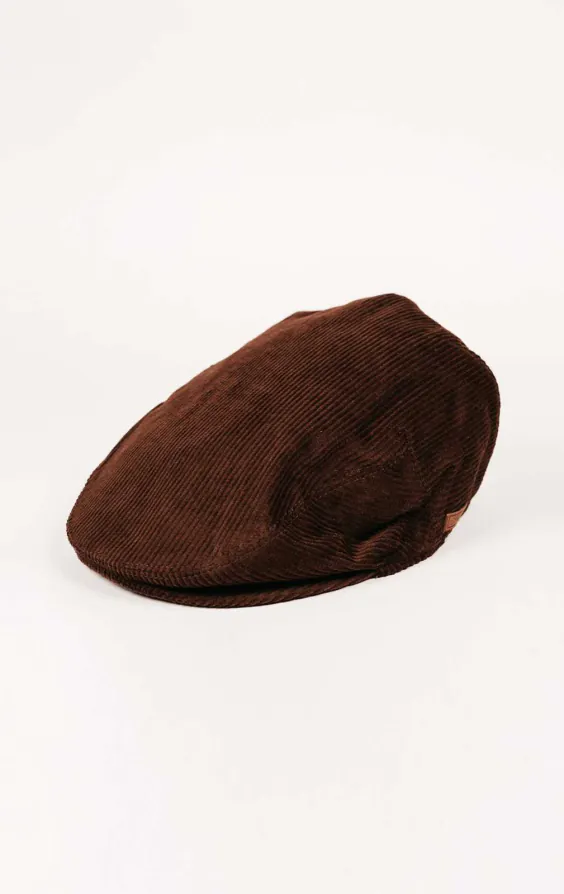 Brown Classic Corduroy Flat Cap Brown Classic Corduroy Flat Cap