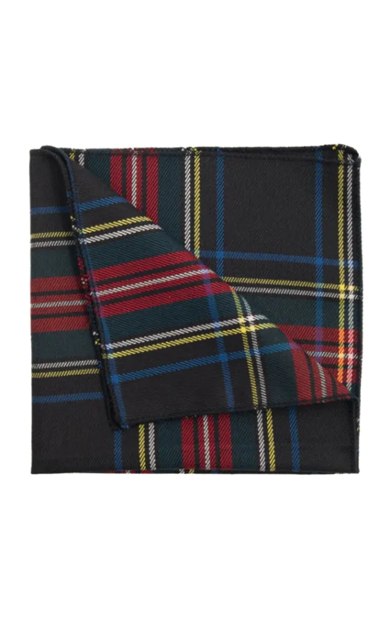 Dobell Green Tartan Handkerchief Dobell Green Tartan Handkerchief
