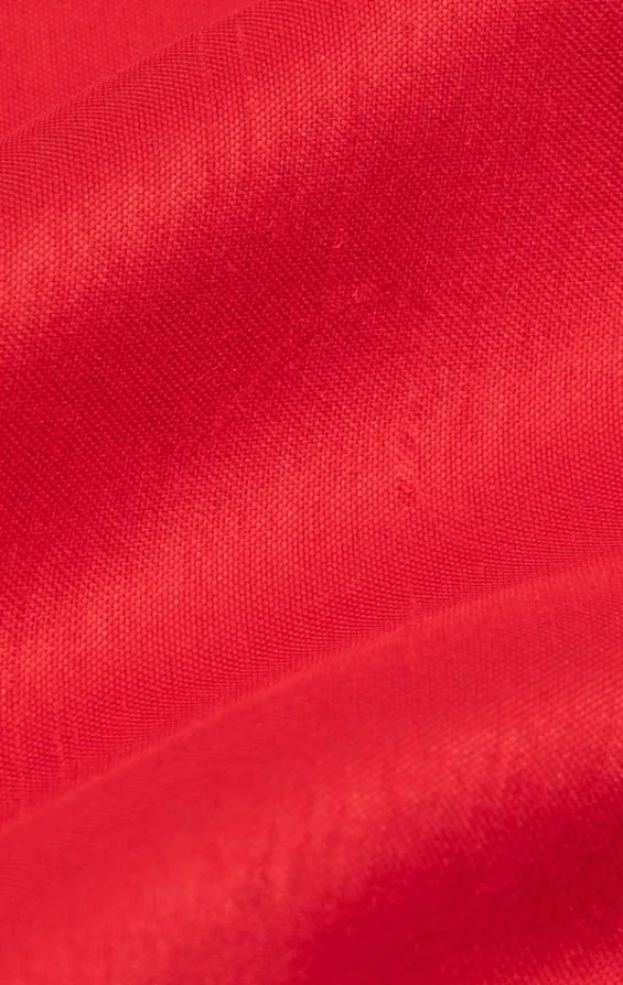 Crimson Red Dupion Handkerchief - photo 1 Crimson Red Dupion Handkerchief - photo 1