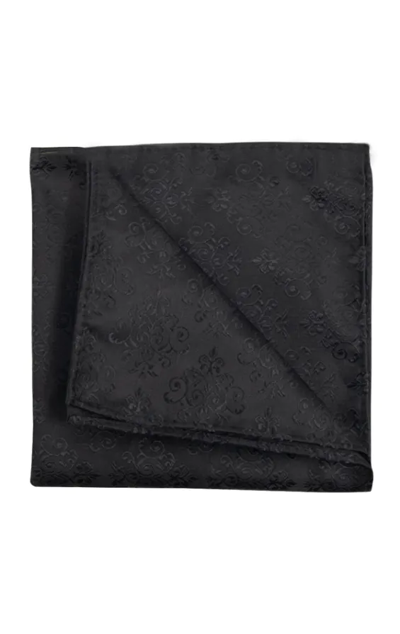 Dobell Black Da Vinci Handkerchief