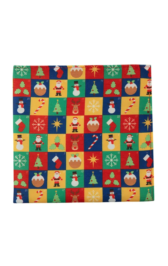 Advent Calendar Christmas Handkerchief Advent Calendar Christmas Handkerchief