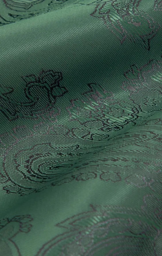 Dobell Racing Green Paisley Handkerchief - photo 1 Dobell Racing Green Paisley Handkerchief - photo 1