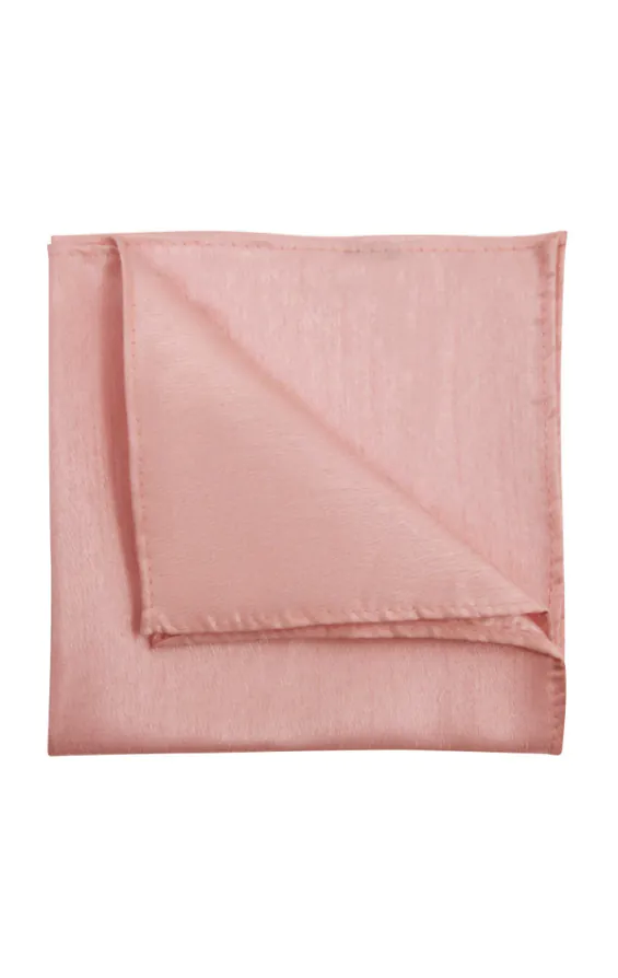Dusty Pink Dupion Handkerchief Dusty Pink Dupion Handkerchief