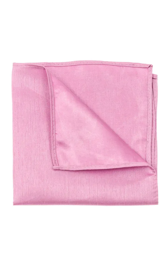 Pink Dupion Handkerchief Pink Dupion Handkerchief