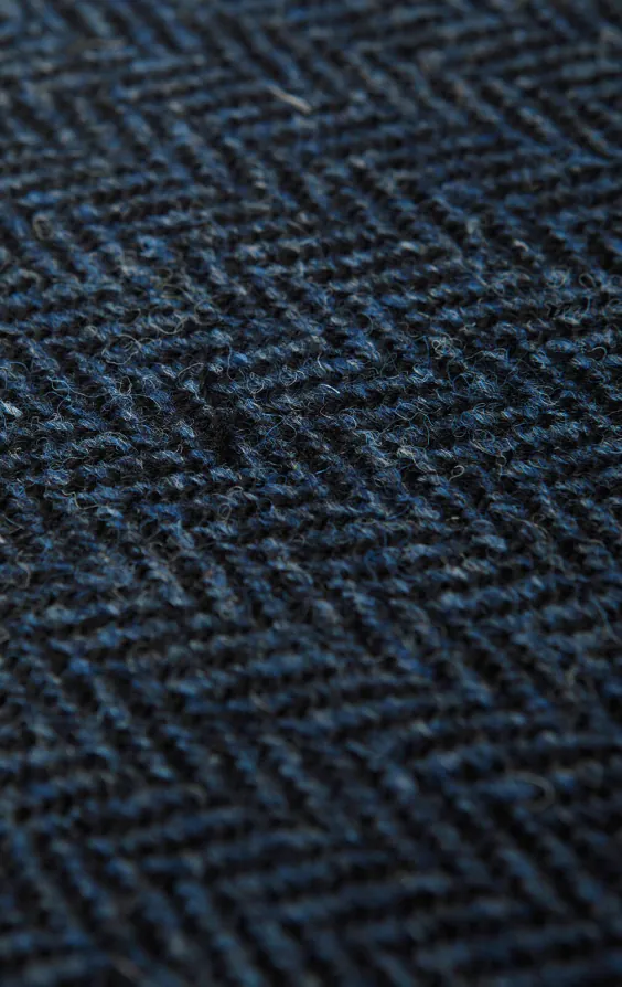 Harris Tweed Blue & Black Herringbone Vest - photo 3 Harris Tweed Blue & Black Herringbone Vest - photo 3
