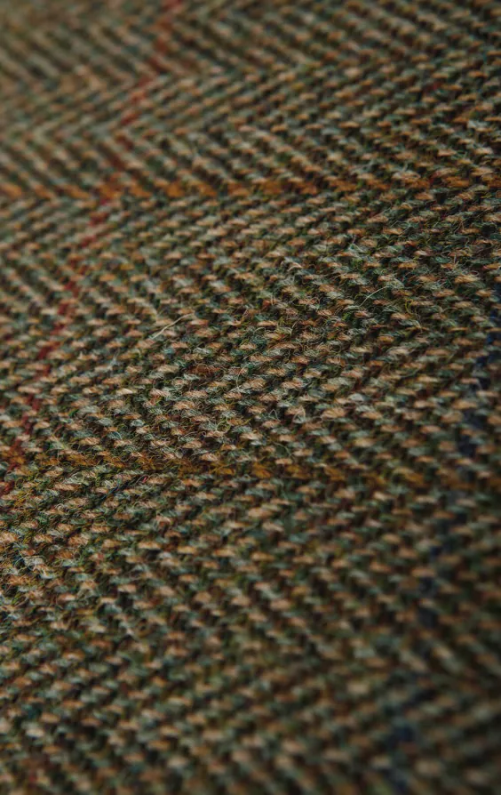 Harris Tweed Green Herringbone Windowpane Check Tweed Jacket - photo 6 Harris Tweed Green Herringbone Windowpane Check Tweed Jacket - photo 6
