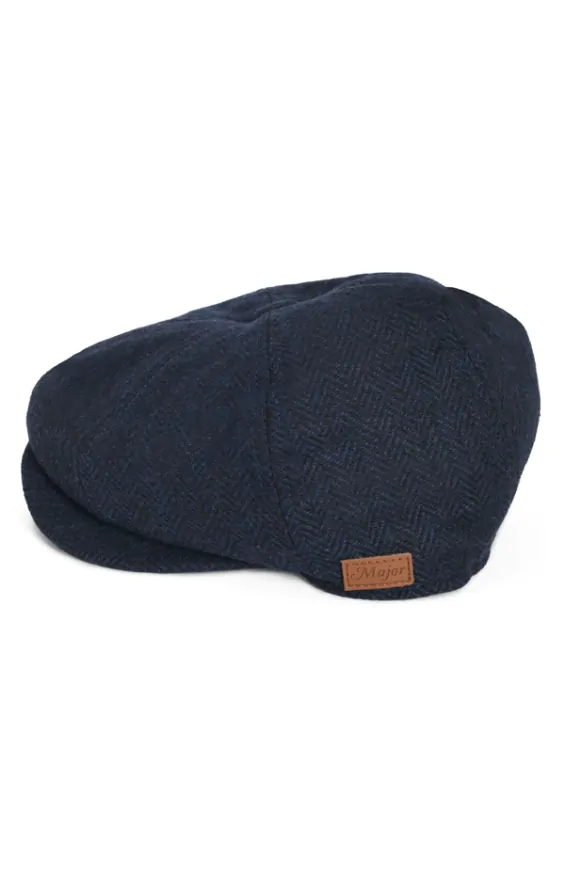 Navy baker boy cap cheap