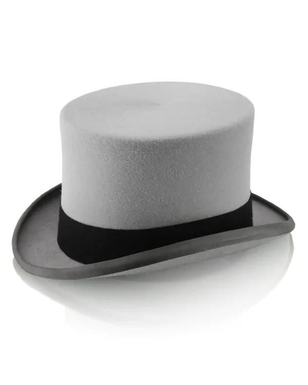 Wool felt top hat discount