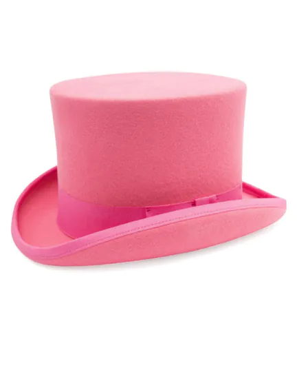 Dobell Pink 100% Wool Classic Top Hat Dobell Pink 100% Wool Classic Top Hat