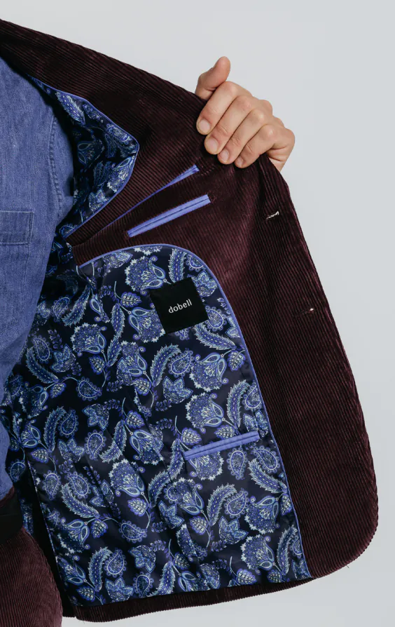 Burgundy Corduroy Jacket - photo 4