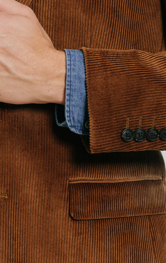 Mid Brown Corduroy Jacket - photo 2 Mid Brown Corduroy Jacket - photo 2