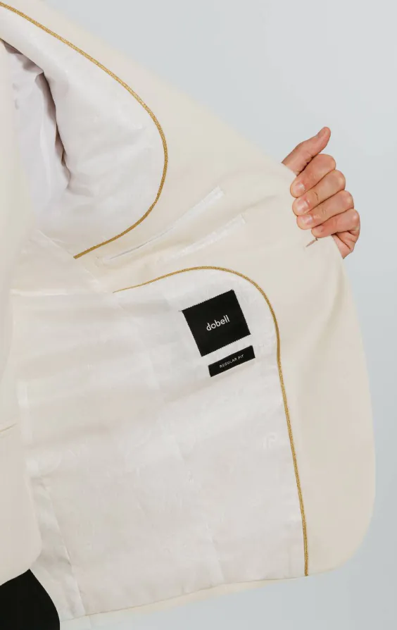 White Shawl Lapel Tuxedo Jacket - photo 4 White Shawl Lapel Tuxedo Jacket - photo 4