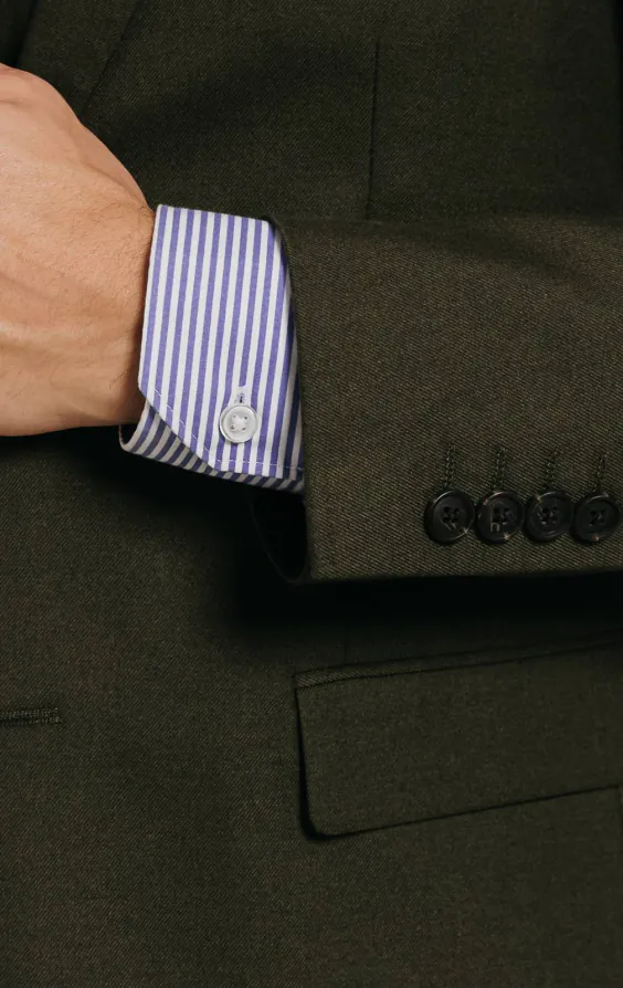 Dark Green Twill Suit - photo 3 Dark Green Twill Suit - photo 3