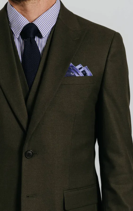 Dark Green Twill 3 Piece Suit - photo 4 Dark Green Twill 3 Piece Suit - photo 4