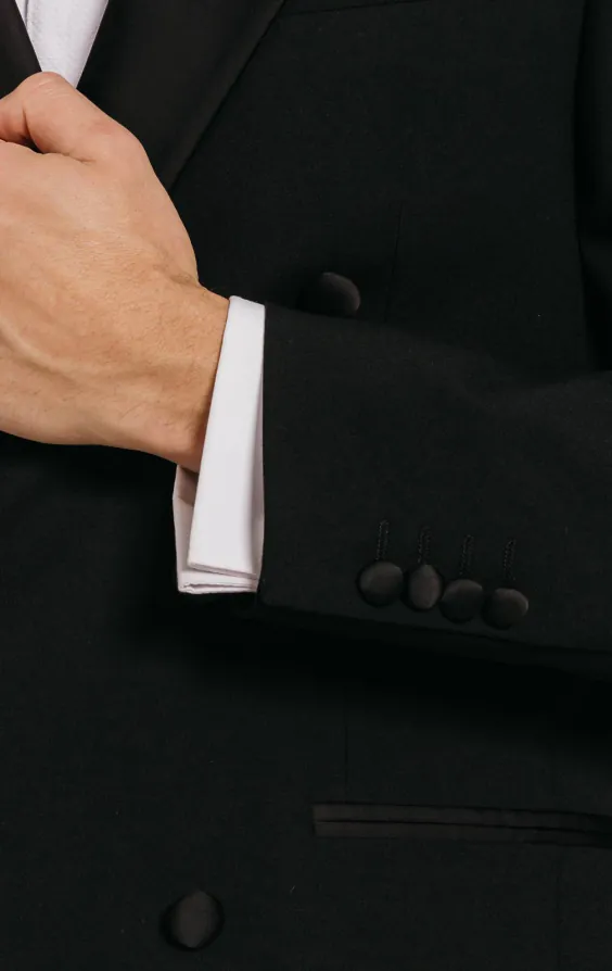 Black Double Breasted Dinner Jacket - photo 2 Black Double Breasted Dinner Jacket - photo 2