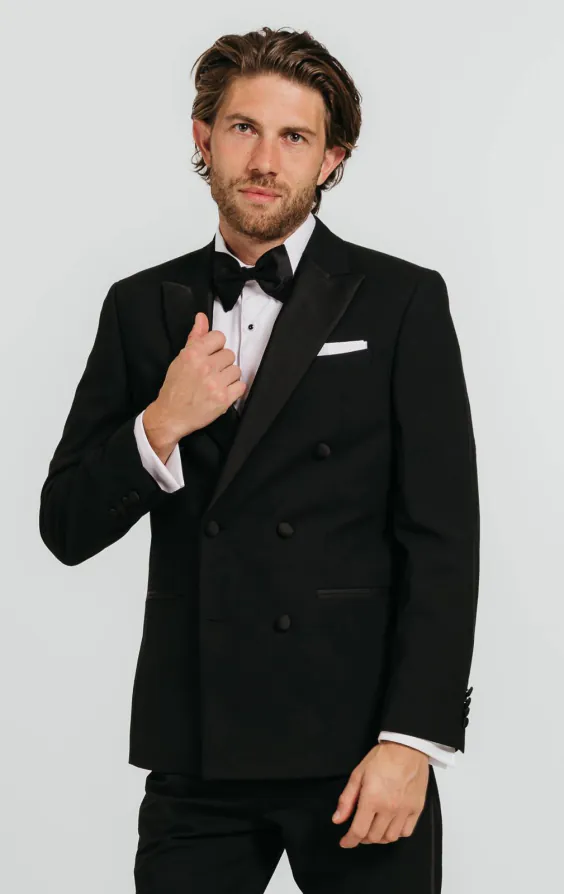 Black Double Breasted Dinner Jacket Black Double Breasted Dinner Jacket