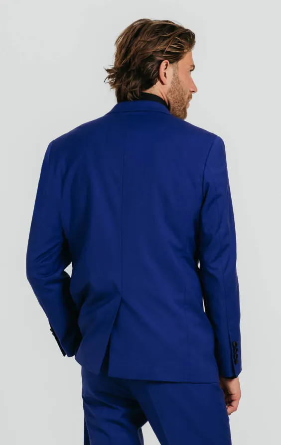 Bright Blue Tuxedo with Peak Lapel - photo 2 Bright Blue Tuxedo with Peak Lapel - photo 2