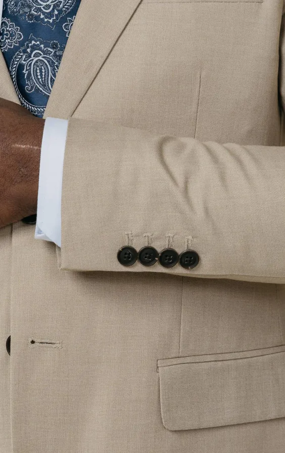 Stone Sharkskin Slim Fit Suit Jacket - photo 2 Stone Sharkskin Slim Fit Suit Jacket - photo 2