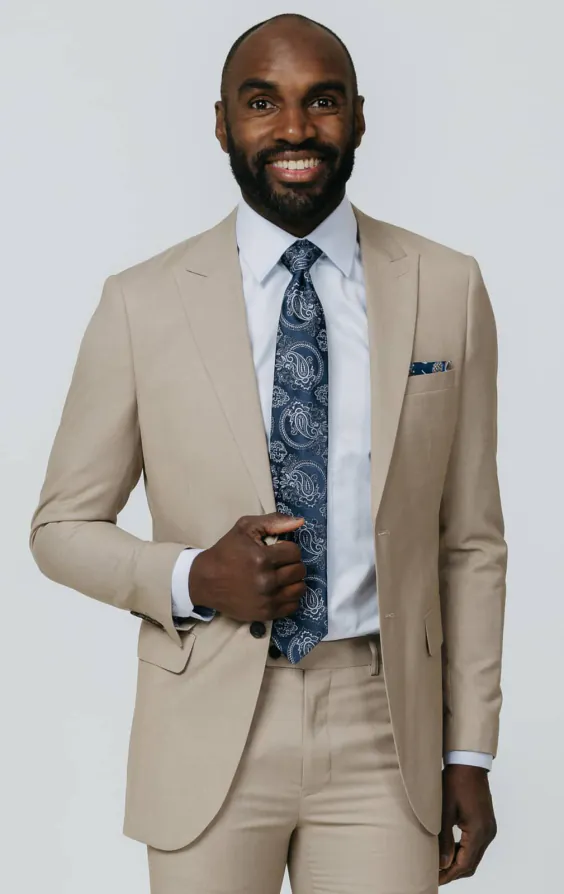Stone Sharkskin Slim Fit Suit Jacket Stone Sharkskin Slim Fit Suit Jacket