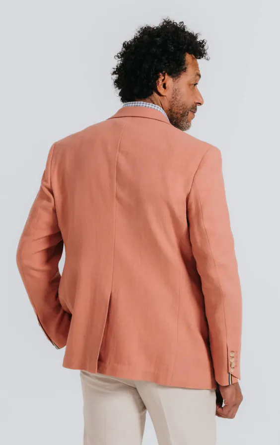 Coral Linen Twill Jacket - photo 3 Coral Linen Twill Jacket - photo 3