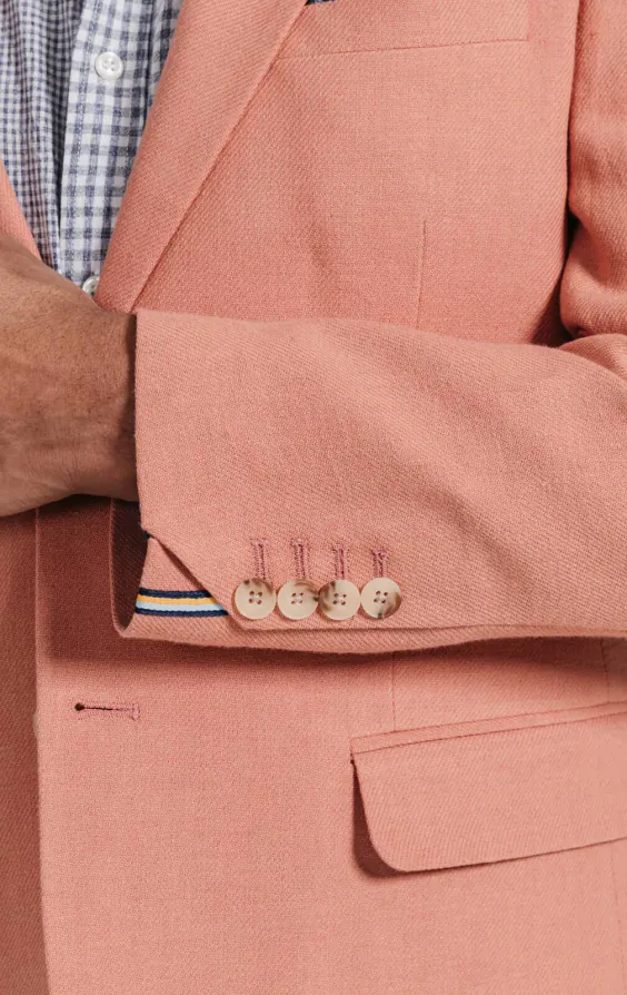 Coral Linen Twill Jacket - photo 4 Coral Linen Twill Jacket - photo 4