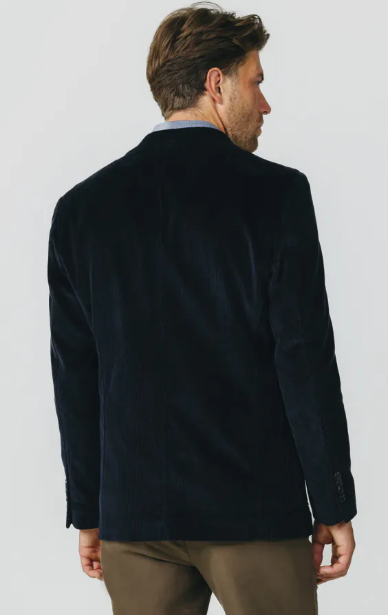 Navy Corduroy Jacket with Patch Pockets - photo 5 Navy Corduroy Jacket with Patch Pockets - photo 5