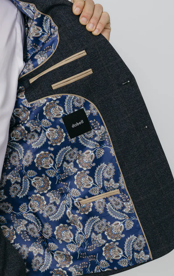 Navy with Rust Check Suit - photo 4 Navy with Rust Check Suit - photo 4
