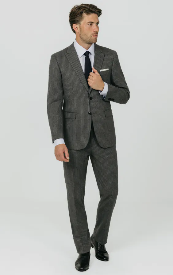 Charcoal Chalkstripe Suit Jacket - photo 1 Charcoal Chalkstripe Suit Jacket - photo 1