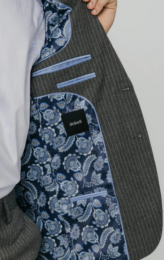 Charcoal Chalkstripe Suit Jacket - photo 4 Charcoal Chalkstripe Suit Jacket - photo 4