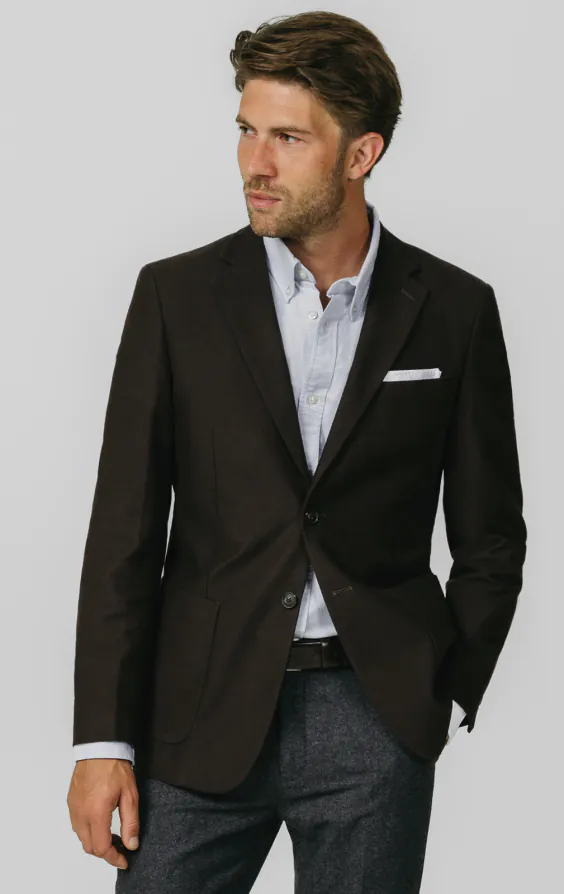 Dark Brown Moleskin Jacket Dark Brown Moleskin Jacket