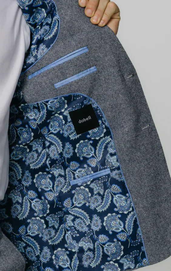 Blue Donegal Tweed Suit - photo 4 Blue Donegal Tweed Suit - photo 4