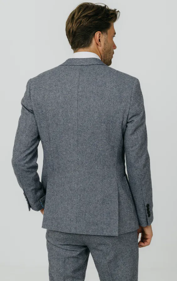 Blue Donegal Tweed Suit - photo 5 Blue Donegal Tweed Suit - photo 5