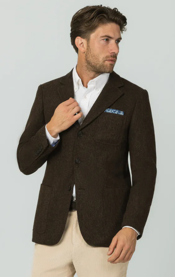 Brown Barleycorn Tweed Jacket Brown Barleycorn Tweed Jacket
