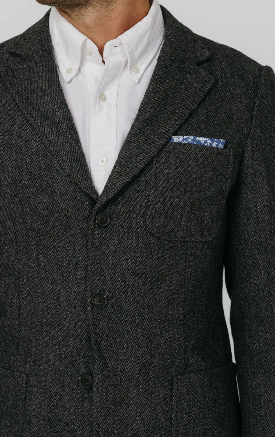 Grey Barleycorn Tweed Jacket - photo 3 Grey Barleycorn Tweed Jacket - photo 3