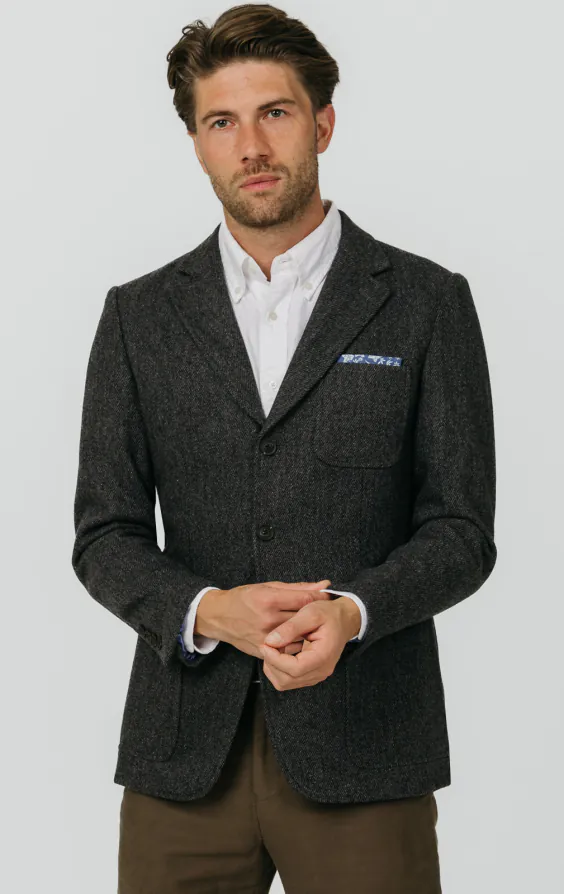 Grey Barleycorn Tweed Jacket Grey Barleycorn Tweed Jacket