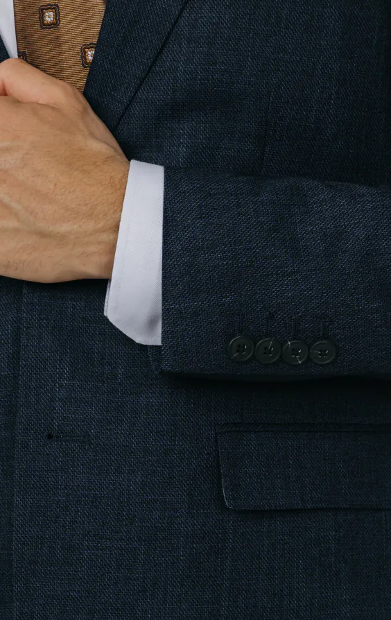 Blue Weave Suit Jacket - photo 2 Blue Weave Suit Jacket - photo 2