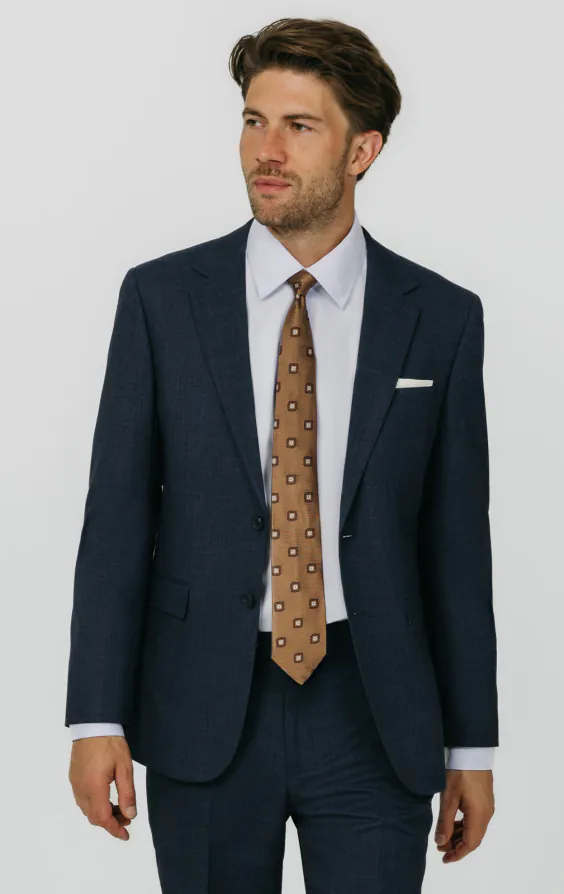 Blue Weave Suit Jacket Blue Weave Suit Jacket