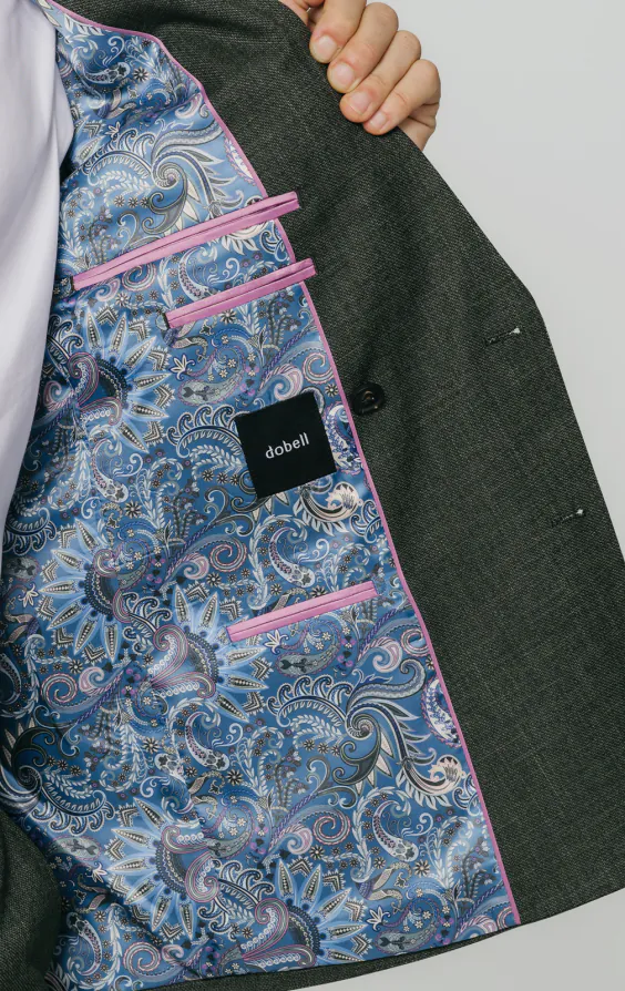 Green Weave Double Breasted Suit Jacket - photo 4 Green Weave Double Breasted Suit Jacket - photo 4