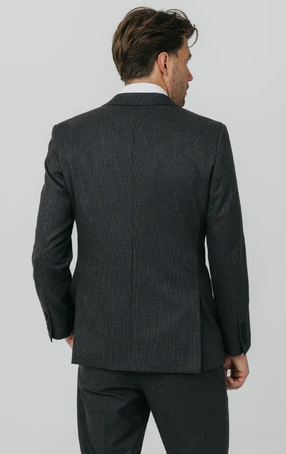 Charcoal Puppytooth Check 3 Piece Suit - photo 5 Charcoal Puppytooth Check 3 Piece Suit - photo 5