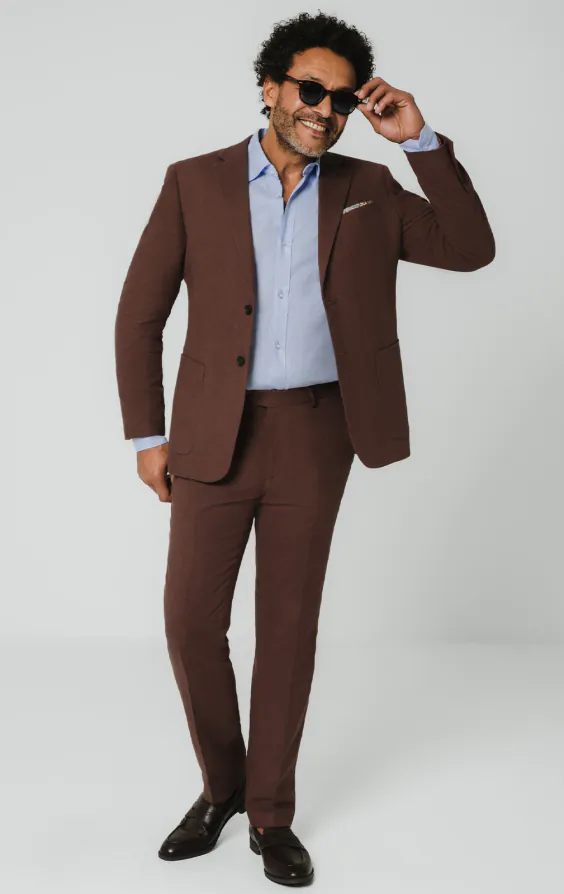 Mocha Linen Suit Jacket - photo 5 Mocha Linen Suit Jacket - photo 5