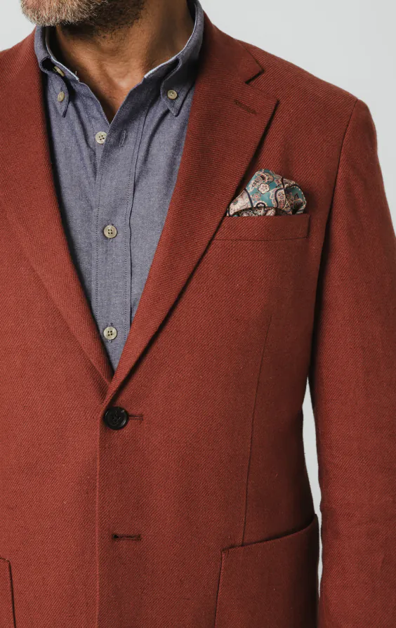 Terracotta Linen Jacket - photo 3 Terracotta Linen Jacket - photo 3