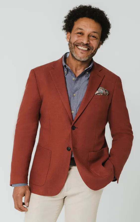 Terracotta Linen Jacket Terracotta Linen Jacket