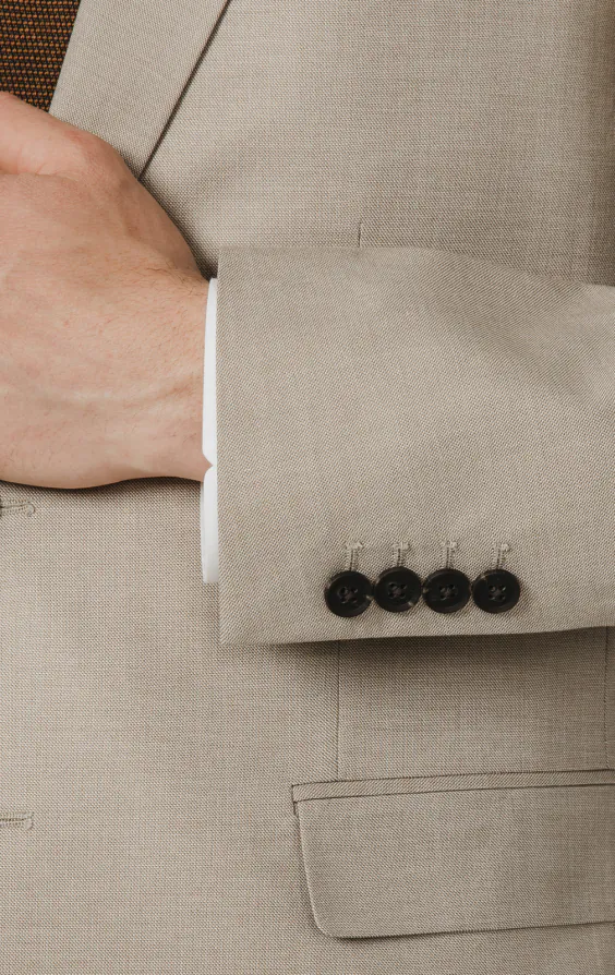 Stone Sharkskin Suit - photo 2 Stone Sharkskin Suit - photo 2