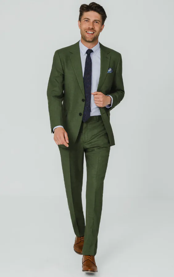 Pine Green Textured Weave Suit Jacket - photo 1 Pine Green Textured Weave Suit Jacket - photo 1